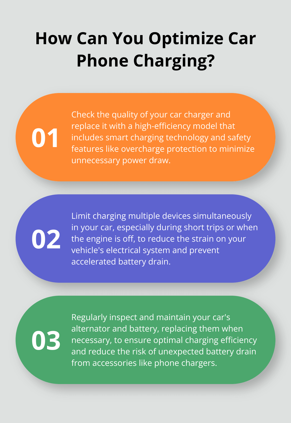 Infographic: How Can You Optimize Car Phone Charging? - do car phone chargers drain battery